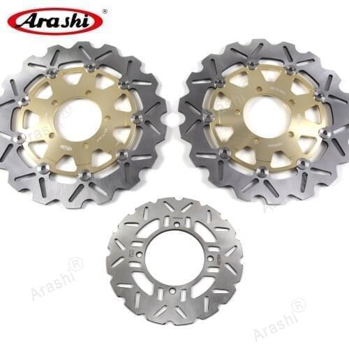 Arashi 1 Set For KAWASAKI Z 750 R-ABS Z750R ABS 2011 2012 CNC Floating Front Rear Brake Disc Brake Brake Rotors Z750R Z750 R