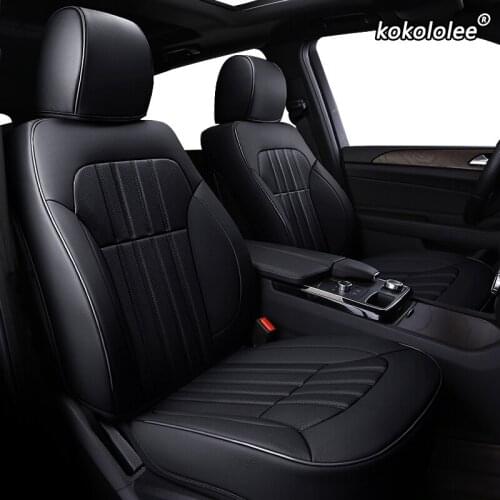Kokololee Custom Leather car seat cover For NISSAN X-Trail Qashqai SYLPHY Geniss LIVINA March Tiida Teana Automobiles Seat Cover