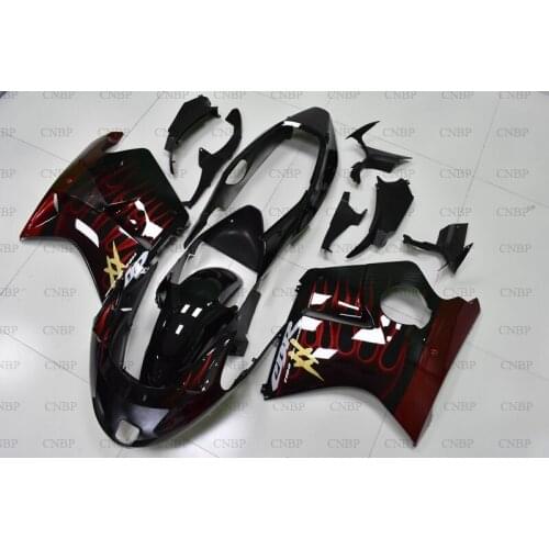 BLACKBIRD 2002 Full Body Kits CBR1100XX 1996 - 2005 Black Red Frame Body Kits for Honda Cbr1100XX 2000 Fairing Kits