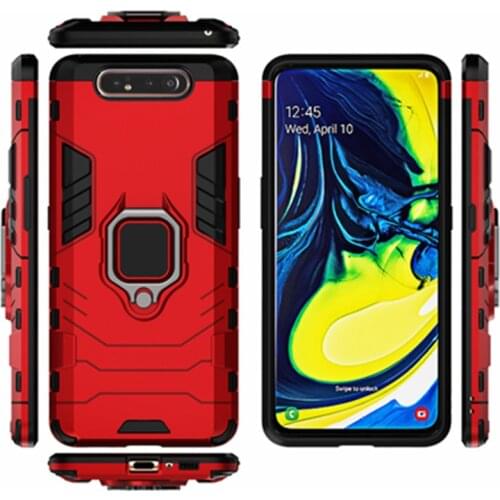 Phone Holder Finger Ring Case For Samsung Galaxy A80 Magnetic Armor Cover on the for Samsung A80 A 80 SM-A805F/DS 6.7'' Fundas