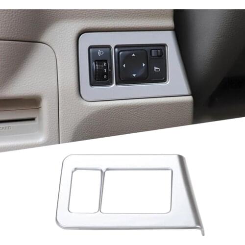 For Nissan NV200 Evalia 2010 - 2018 Chrome Headlight Fog Light Lamp Adjust Button Instrument Switch Panel Cover Trim Bezel