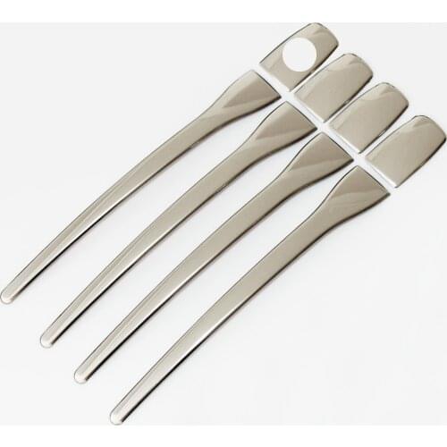 Stainless steel trim CHROME DOOR HANDLE COVER For Peugeot 301 2008 3008 408 308 Citroen C-QUATRE C4L auto accessories