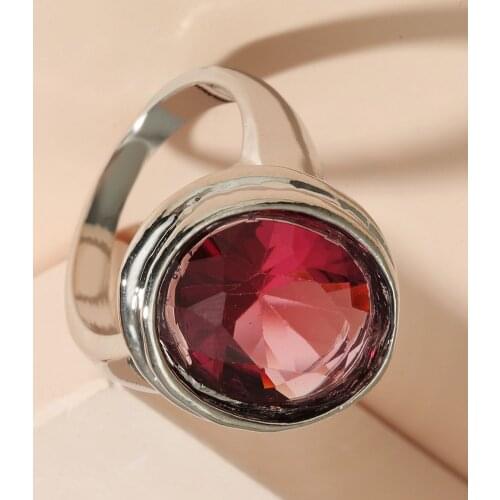 Women Stainless Steel Vintage Ring Aesthetic Gothic Crystal Female Jewelry Sets Wedding Ring Matching Cool Stuff Couple Mens