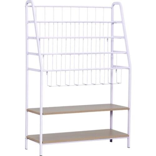 Contracted Be Born Bookcase Household Iron Shelf Multifunctional Shelf In Books Is Received