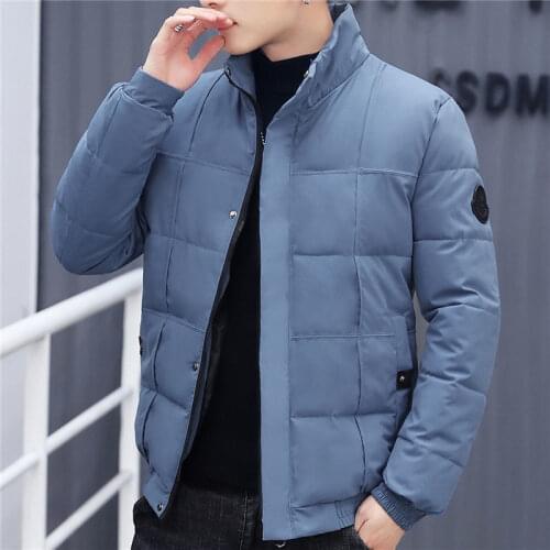 2021; Men; Autumn and winter. Tide; Han edition; High collar; With thick cotton-padded jacket；Size（M-4XL）;Gennem Skyerne;P