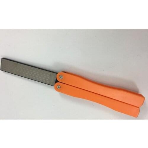 New Arrival Double Sided Folded Pocket Sharpener Diamond Knife Sharpening Stone Outdoor