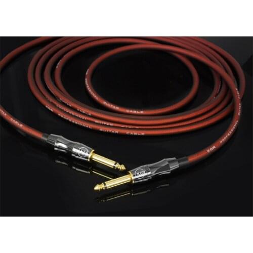 NEW 6.35MM TS TO 6.35MM TS MALE TO MALE CABLE AUDIO CABLE AUDIO WIRE FOR GUITAR MIXER AMPLIFIER 0713