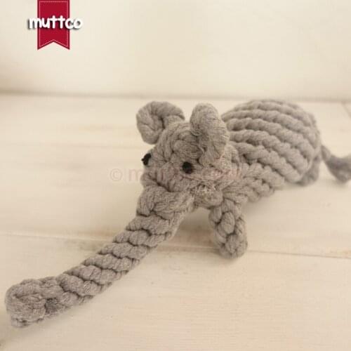 Wholesale cute elephant dog toy cotton rope toy dog pet toy DRT-002
