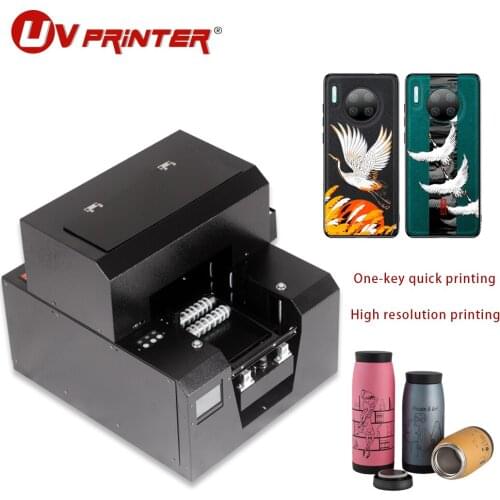Fully automatic A4 UV cylindrical printer UV LED cooling for golf/mobile phone case/clothing printing