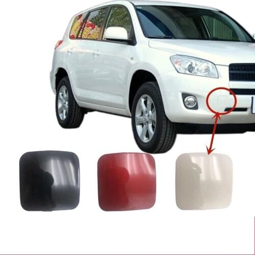 QDAEROHIVE Car front Bumper Tow Hook Cap Cover Fit for toyota RAV4 2009 2010 2011