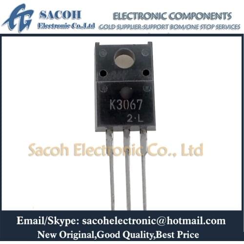 Free Shipping 10Pcs 2SK3067 K3067 2SK3068 2SK3065 2SK3064 2SK3063 TO-220F 2A 600V Silicon N Channel MOS Type