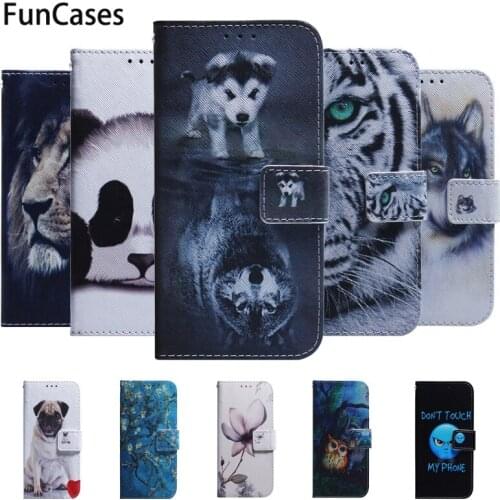 For Etui Nokia 2.2 Case 5.71 inch Wolf Panda Magnetic Flip Wallet Cover For Nokia 2.2 Nokia2.2 2019 Coque Phone Cases Fundas