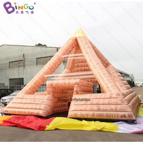 Giant 8x8x6 meters high inflatable pyramid for event decoration / inflatable pyramid model balloons toys