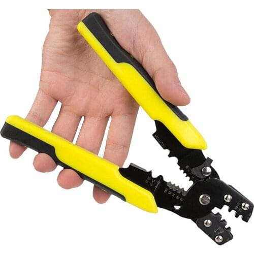 Multi Tool Pliers Crimping Pliers Wire Stripper Multi Functional Snap Ring Terminals Crimper Tubular Terminal Crimper Wire Tool