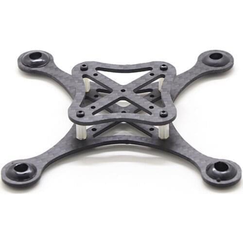 DIY Mini 120mm Carbon Fiber FPV Drone Frame Kit 8520 Motor Rack 2mm Thickness for 720 Coreless Motor F3 Flight Controller