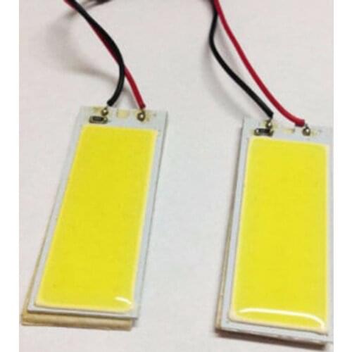 New 450LM 3.6W 7000K Car Vehicle Interior Light Super Bright 36-COB LED Panel HID Bulb Map Dome Door Light 12V 3.6W White#266248