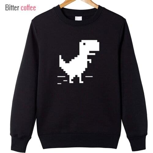 Autumn New Men Fashion Game Hoodies Undertale Dinosaur Printed Combed Anime Cotton Sweatshirt Customized XS-XXL