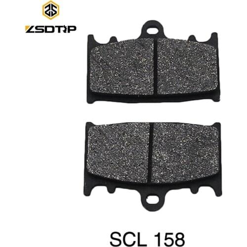 ZSDTRP Motorcycle Front & Rear Brake Pads For KAWASAKI ZR400 ZXR 400 ZZR 400 600 ZX6 R VN 1700 VN2000 for SUZUKI RG125/GSXR 250