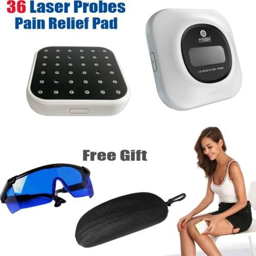 Portable Low Level Cold Laser Therapy Device for Pain Relief Infrared Prostate Treatment 808nm 650nm LLLT Physiotherapy