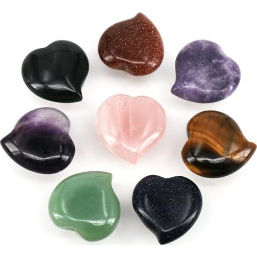 1PC Luxury Heart Drawer knobs Nature Quartz Stone Home Decor Pulls Handles for Dresser Cupboard Wardrobe Cabinet Kitchen Knobs