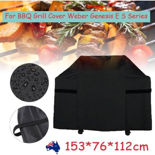 153x76x112cm outdoor waterproof polyester barbecue grill replacement Weber Genesis E/S series heavy duty grill