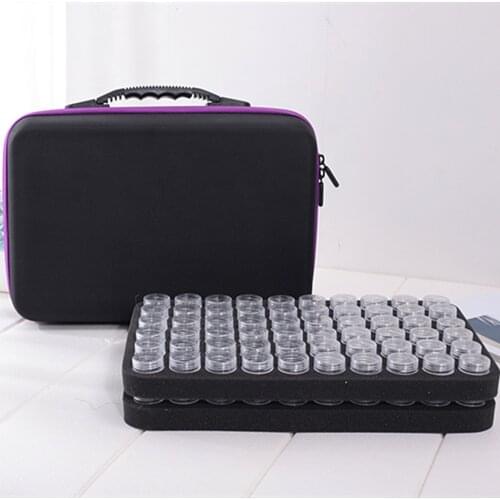 120 Bottles Diamond Painting Accessories Container Storage Bag 5D diamant painting Carry Case Holder Daimond painting Tool Box