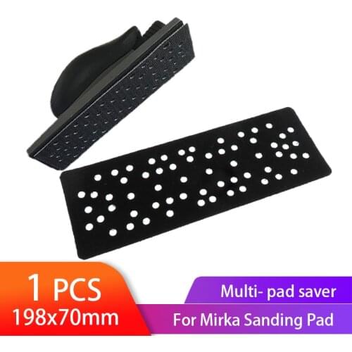 198x70mm Ultrathin Protective Pad Hookit Clean Sanding Disc Pad Hook Saver Pad Protector for Mirka Sanding pad