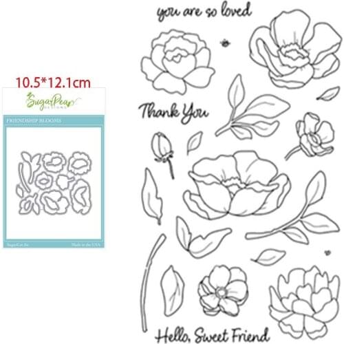 Fresh flowers Troqueles de corte de metal scrapbooking stamps and dies Metal cutting dies for scrapbooking Dies scrapbooking