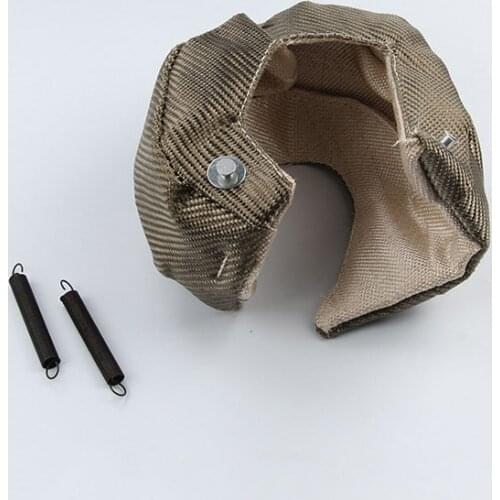 T3 T25 T28 GT25 GT35 Turbo/Turbocharger Heat Shield Blanket Cover Wrap-Titanium