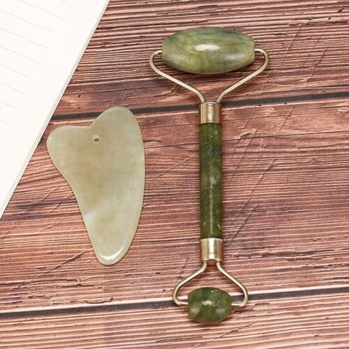 Facial Roller Natural Jade Quartz Face Jade Stone Roller Beauty Massage Tool Face Lift Massager Dropshipping New