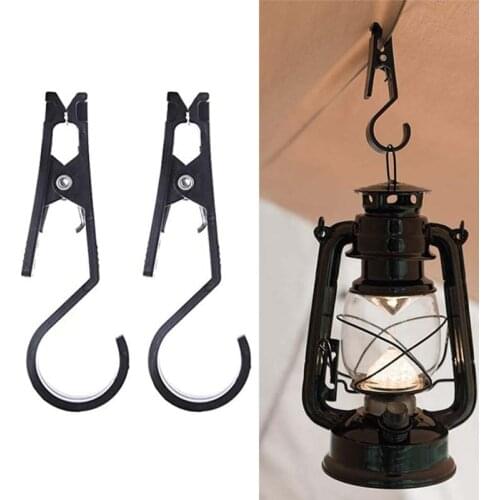 2 Pcs Outdoor Tent Canopy Cloth Clip Hook Multifunctional Outdoor Camping Equipment Accessories Practical Clothespin
