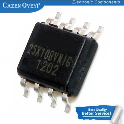 10pcs/lot W25X10BVSNIG SOP-8 25X10BVNIG SOP8 25X10 W25X10 In Stock