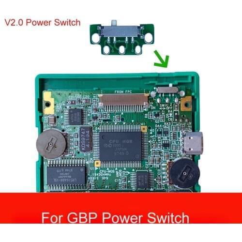 100 Pcs Power Button Switch Version 2.0 For Gameboy Pocket GBP For Gameboy Color GBC Game Console Repair Parts V2.0