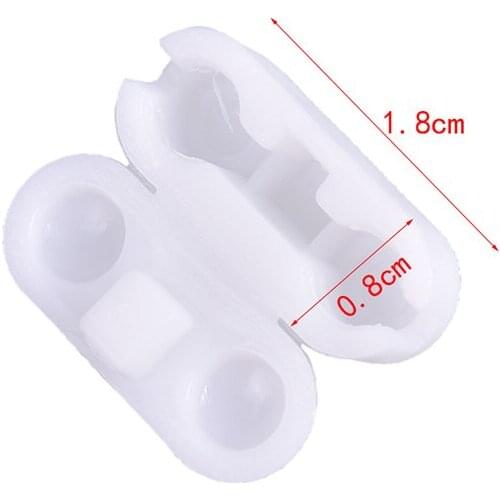 20pcs Curtain Chain Connector Plastic Roller Blinds Pull Cord Connector For Vertical Blinds Joiners Spare Tool Replacement