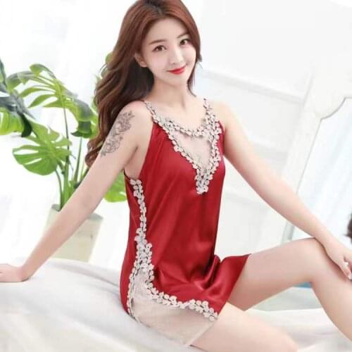 AUSO Women's Silk Pajamas