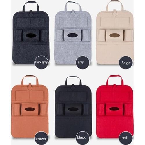 Car Organizer Universal Auto Seat Back Storage Bag Interior accessories for Mitsubishi ASX Outlander Lancer Evolution Pajero