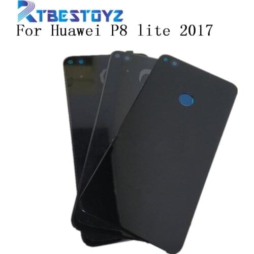For Huawei P8 lite 2017 PRA-LX1 PRA-LX3 PRA-LA1 Battery Cover Door Housing Case Rear Glass Replacement Repair Parts