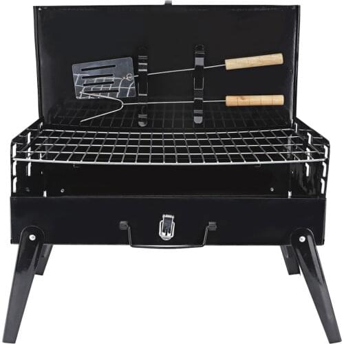 BBQ Grills Patio Barbecue Charcoal Grill Stove Foldable Outdoor Camping Picnic Camp Cooking Supplies Barbecue Accessories Tools