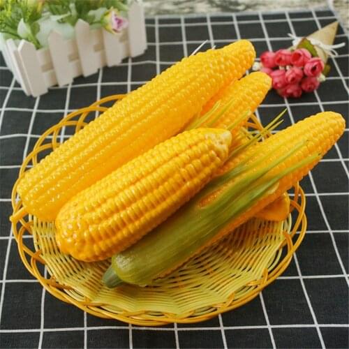 Artificial food hotel dining room restaurant store shop kitchen decor Faux simulation maize corn stick cob model fake food props