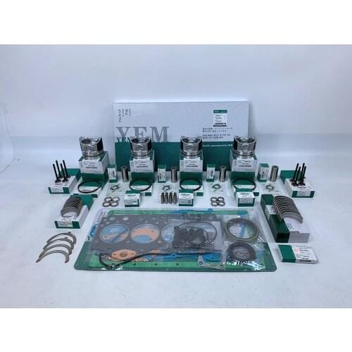 New YEM Engine Part V2003 DI Rebuild Kit With Cylinder Gasket Kit Piston Rings Bearing Valves For Kubota