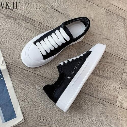 Womens Shoes Autumn 2021 New Small White Shoes Womens Flat Casual Board Shoes Sneakers Canvas Shoes