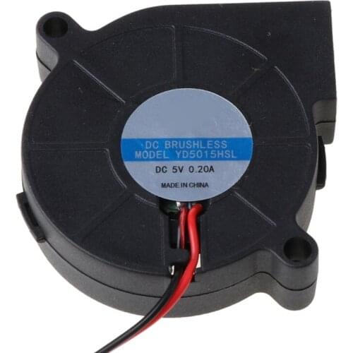 M5TE 50mmx15mm DC 5V 2-Pin Computer PC Sleeve-Bearing Cooler Blower Cooling Fan 5015