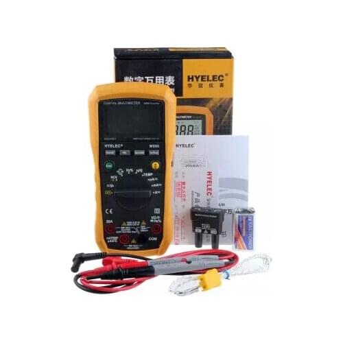 Multifunction Multimeter Auto and Manual Range/Temperature Test/Relative Ammeter Multitester Multimetro MS86