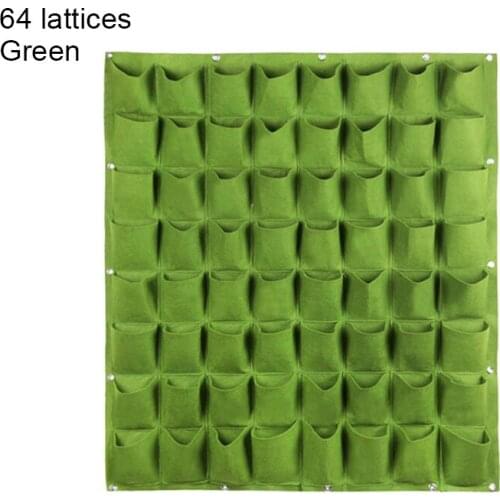 Multi-Pocket Wall Hanging Planting Bag Vertical Flower Grow Pouch Planter Garden ALI88