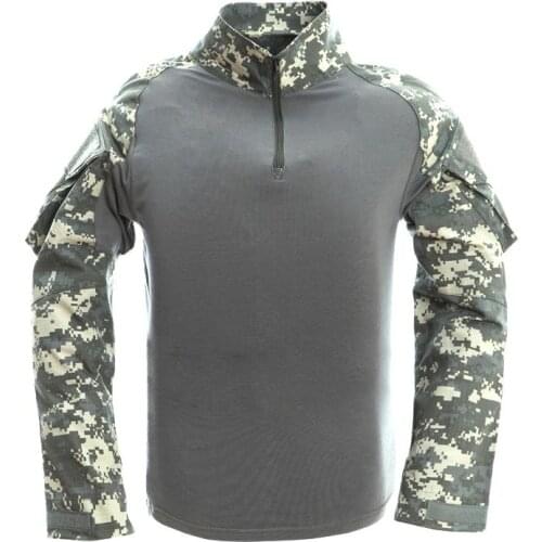 Men Tactical Gear Military Airsoft Special Ops Combat Shirt Camouflage Light Weight Rapid Assault Long Sleeve Shirt Frog Shirt