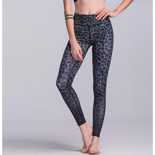 NORMOV Workout Women Leggings Fashion Leopard Print High Waist Ankle Length Polyester Leggings Casual Sexy Push Up Lady Leggins