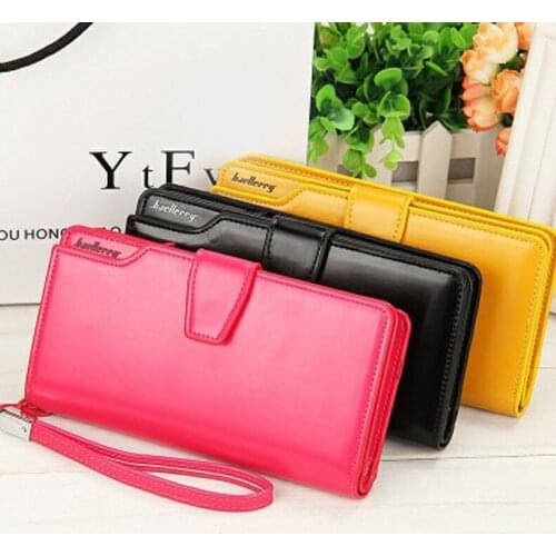 BENVICHED 2021 New Handbag Womens Multifunctional Wallet Long Simple casual Zippered Mobile Handbag c067