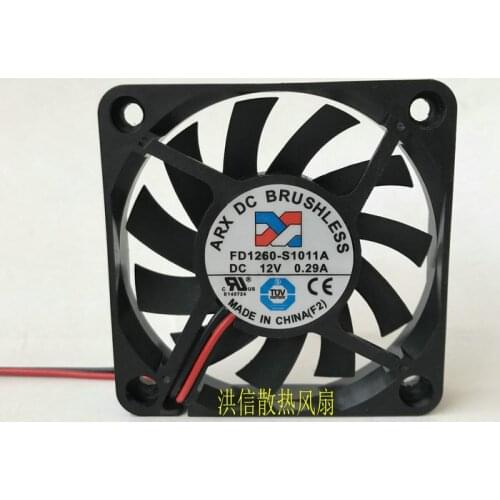 Original 6010 fd1260-s1011a DC12V 0.29a 6cm ultra thin mute fan