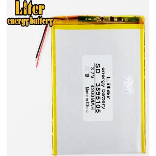 Rechargeable Lithium Polymer battery 3595105 3.7v 4200mah