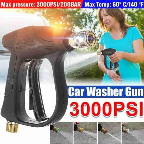 3000 PSI High Pressure Car Washer Gun Washer Gun With 5 Nozzles for Car Pressure Power Washers 12MM